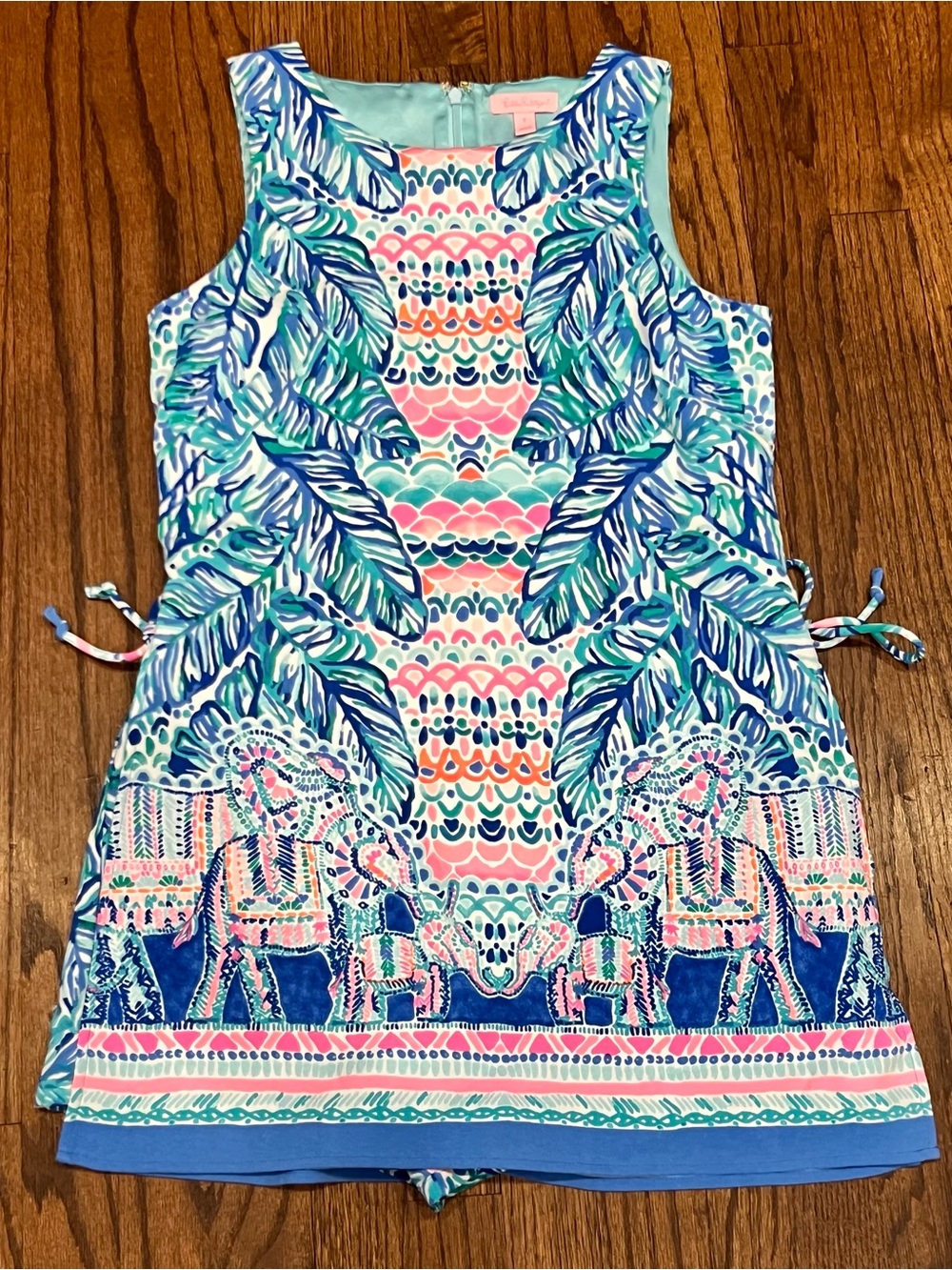 Lilly Pulitzer Girls' Multicolor Printed Sleeveless Dress